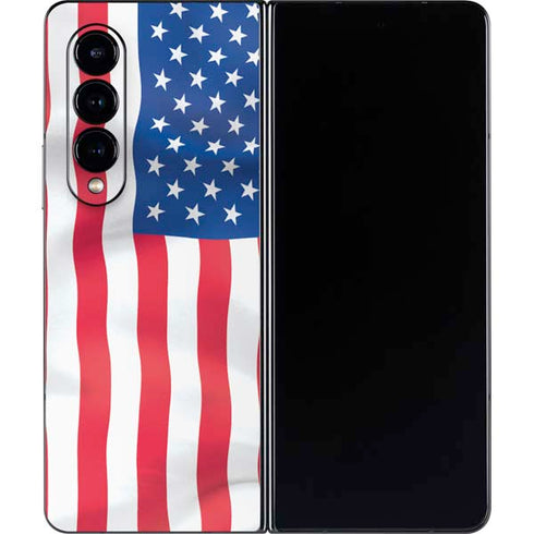 USA Flag American Flag Galaxy Z Fold4 5G Skin